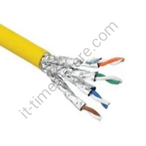 کابل شبکه CAT7 SFTP تست فلوک پرمننت قرقره 500 متر