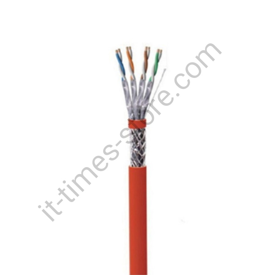 کابل شبکه Cat6 SFTP Outdoor تمام مس بدون تست فلوک با دو روکش PVC + PE حلقه 305 متری