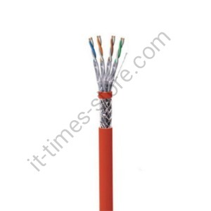 کابل شبکه Cat6 SFTP Outdoor تمام مس بدون تست فلوک با دو روکش PVC + PE حلقه 305 متری