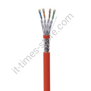 کابل شبکه Cat6 SFTP Outdoor تمام مس تست فلوک پرمننت با دو روکش PVC + PE حلقه 305 متری